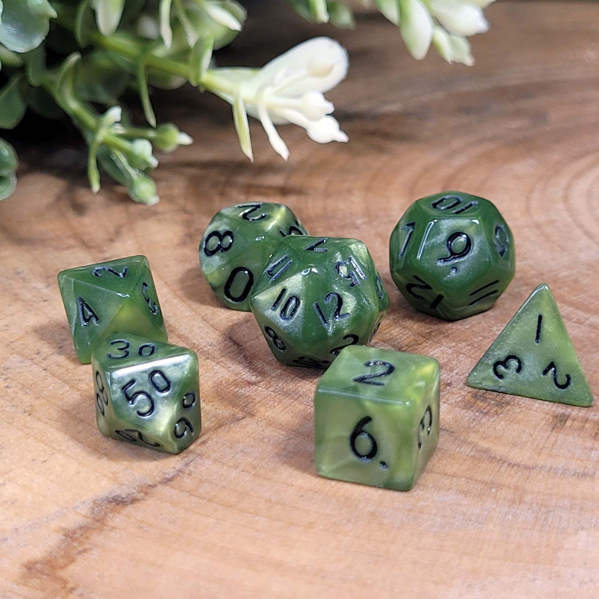 Mossy (Mini-Würfelset in Pixiegröße)