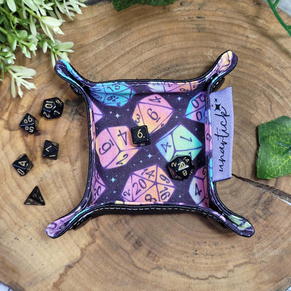 Multicolor Dice faltbare Würfelunterlage XXS in Pixiegröße