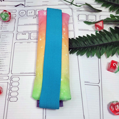 Mäppchen "Pastell Galaxy" mit Gummiband