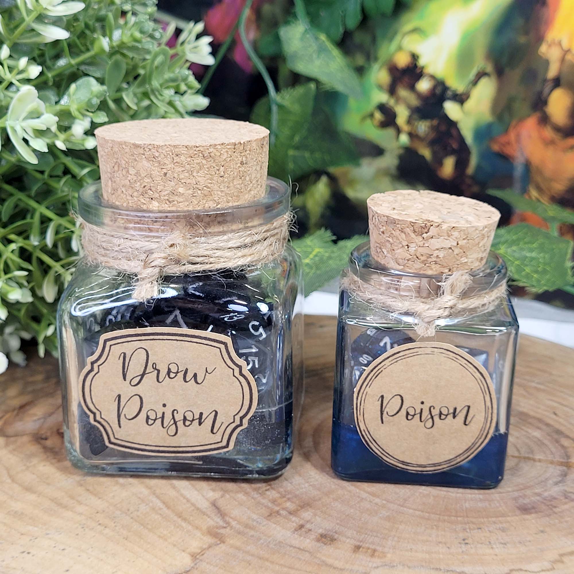 Poison magic potion in pixie size