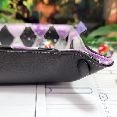 Asexual Pride Dragon Scales faltbare Würfelunterlage S