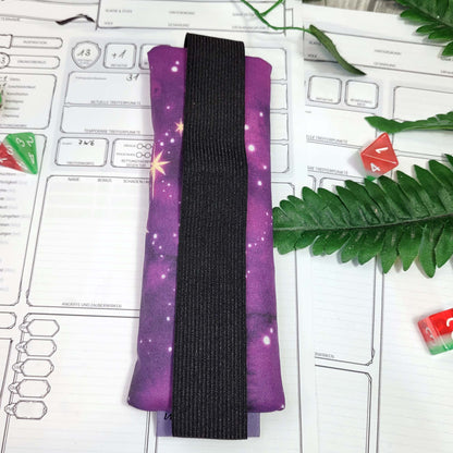 Mäppchen "Purple Galaxy" mit Gummiband