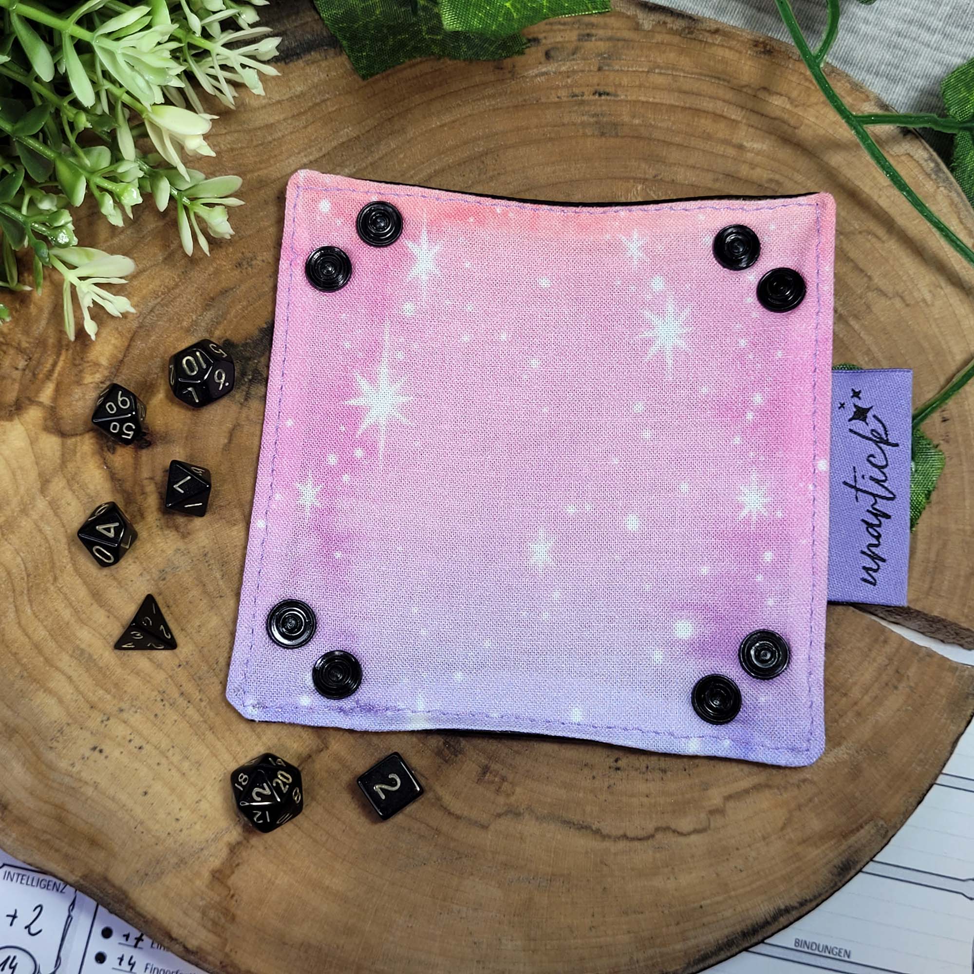 Pastell Galaxy faltbare Würfelunterlage XXS in Pixiegröße