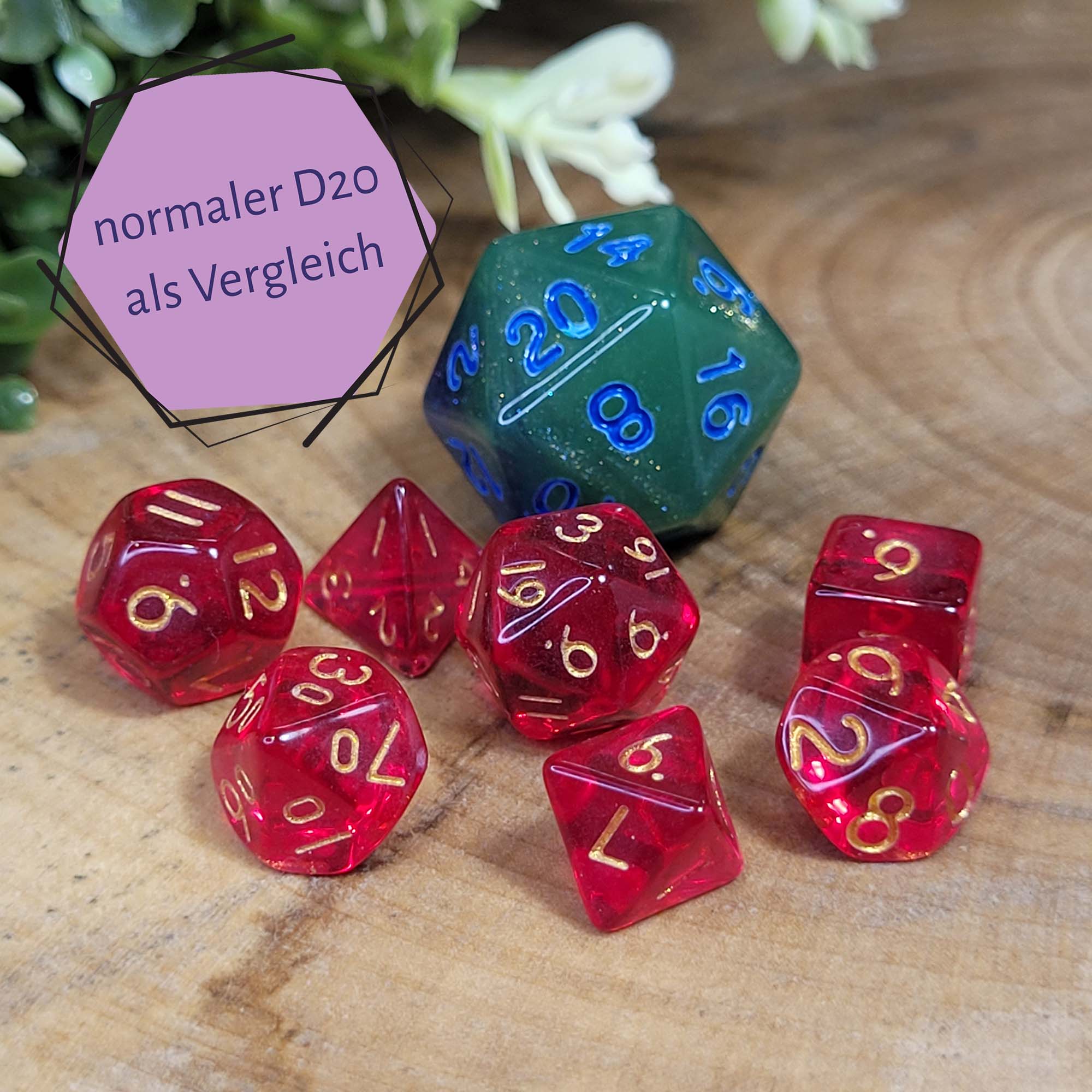 Red Fury (Mini-Würfelset in Pixiegröße)