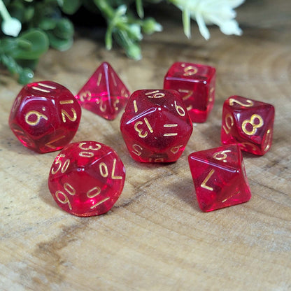 Red Fury (Mini-Würfelset in Pixiegröße)