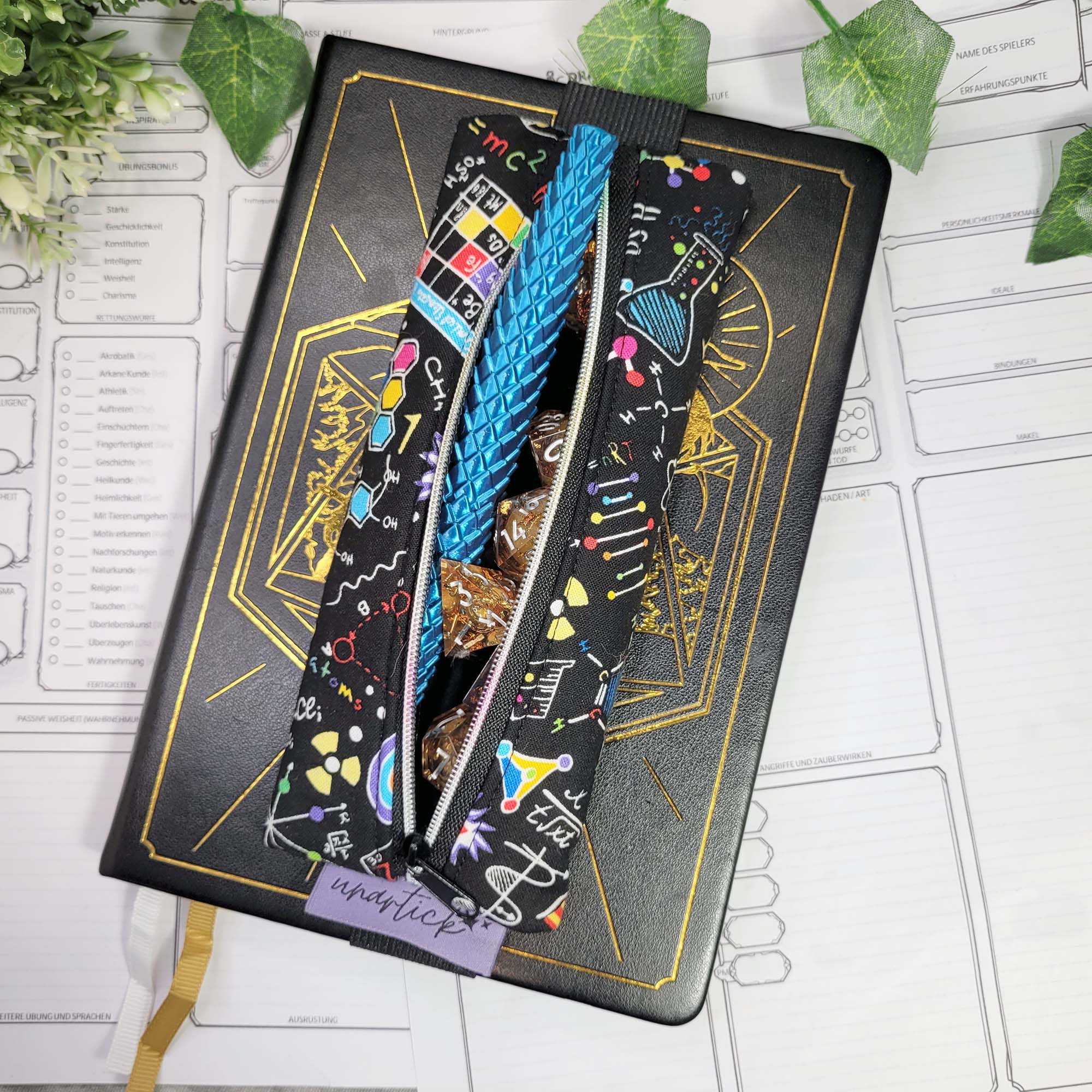 Mäppchen "Science" mit Gummiband