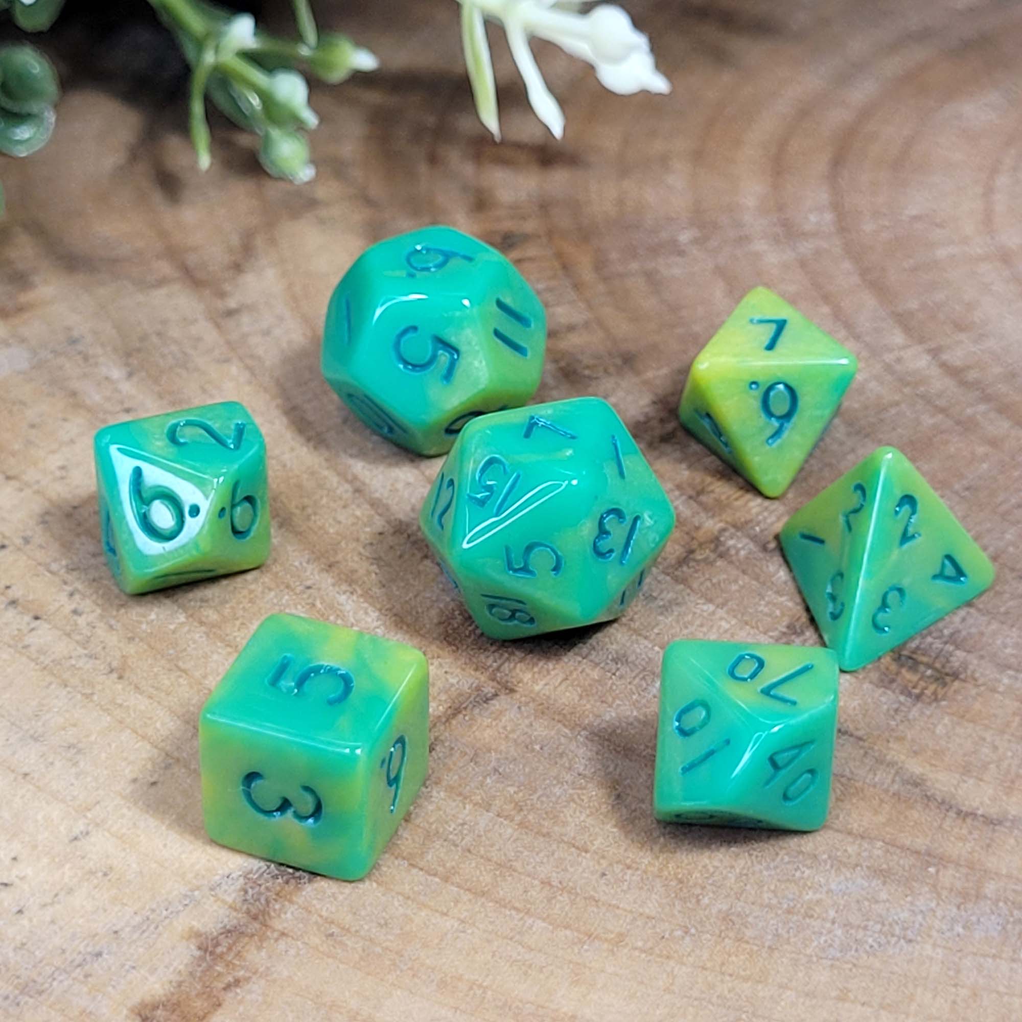 Slime (Mini-Würfelset in Pixiegröße)