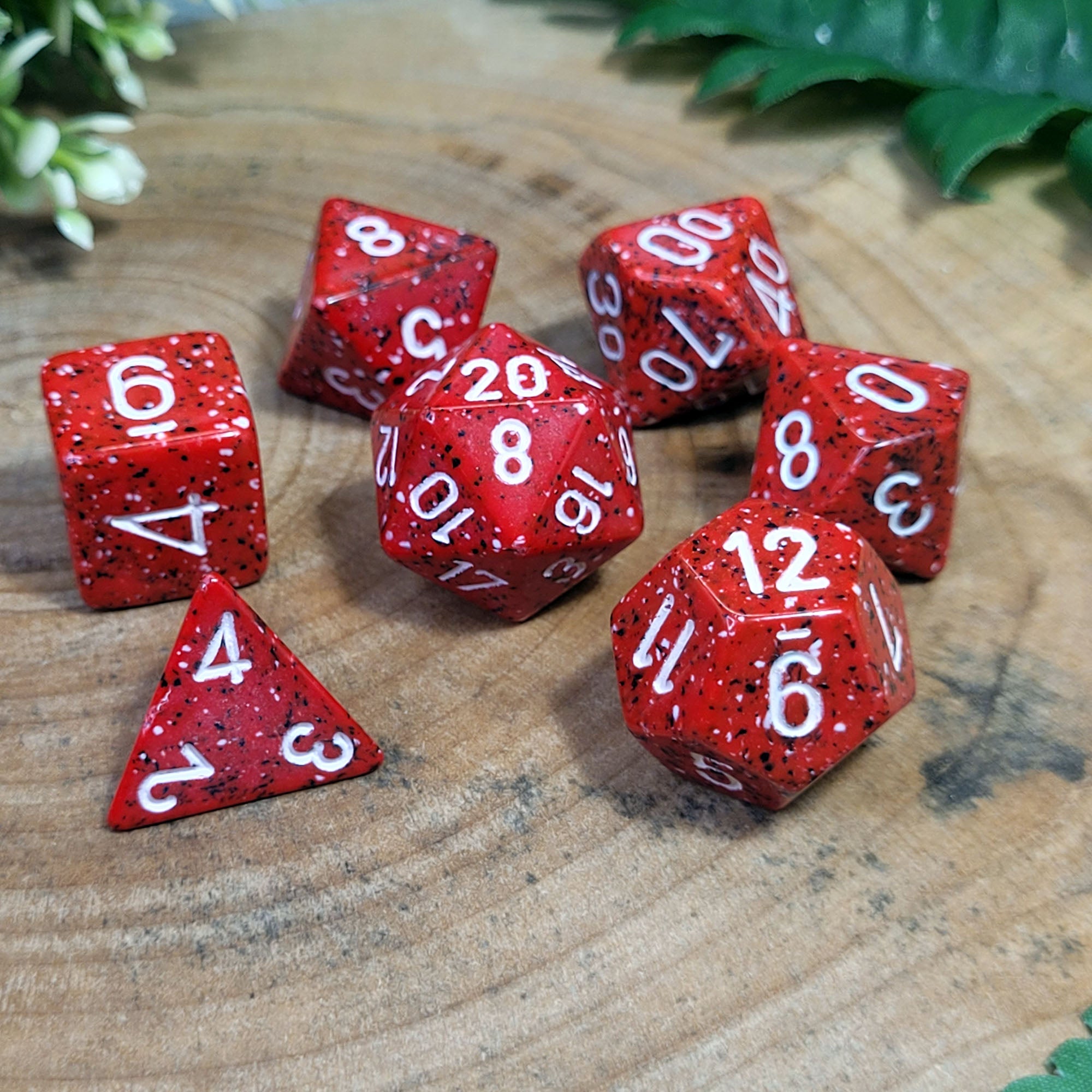 Speckled® Polyhedral Lava Stone 7-Die Set