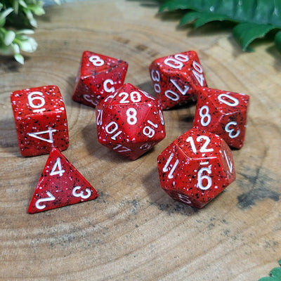 Speckled® Polyhedral Lava Stone 7-Die Set