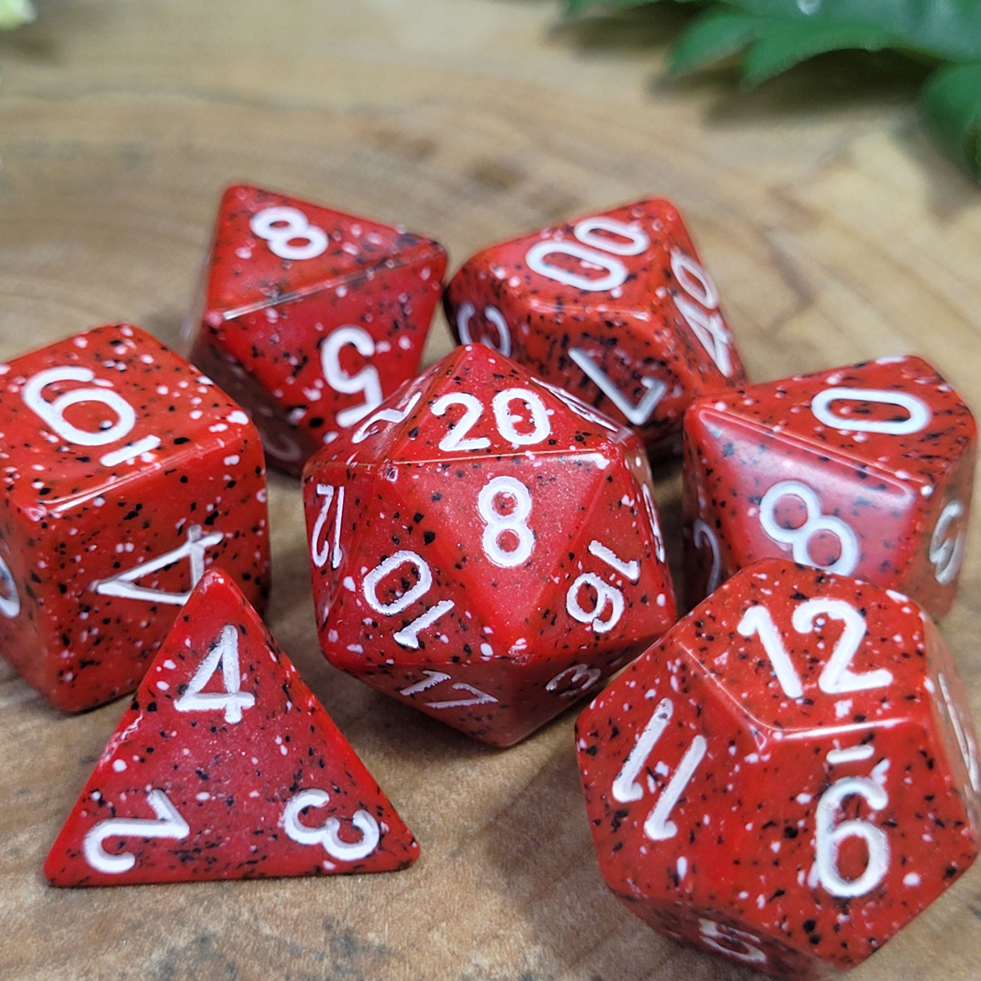 Speckled® Polyhedral Lava Stone 7-Die Set