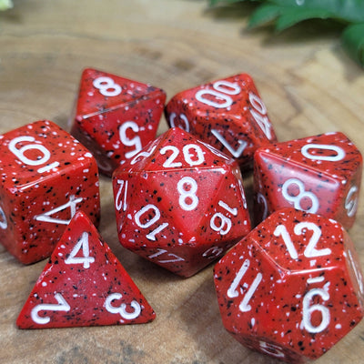 Speckled® Polyhedral Lava Stone 7-Die Set