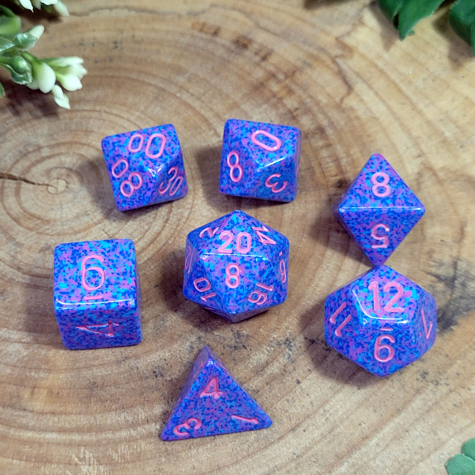 Speckled® Polyhedral Purple Passion 7-Die Set