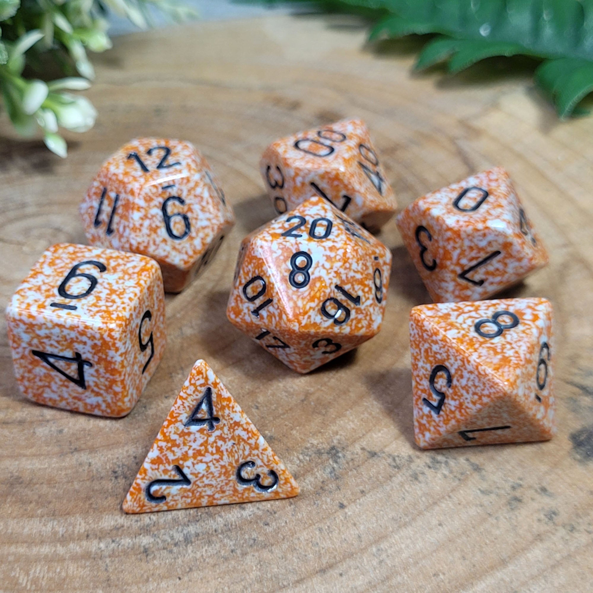 Speckled® Polyhedral Rust 7-Die Set
