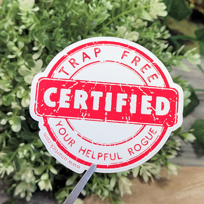 Sticker: Trap Free