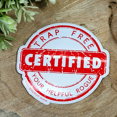 Sticker: Trap Free