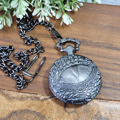 Mini Metallwürfel mit Aufbewahrung im Taschenuhrformat: Silver Watching Eye