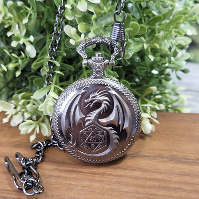Mini Metallwürfel mit Aufbewahrung im Taschenuhrformat: Dragon