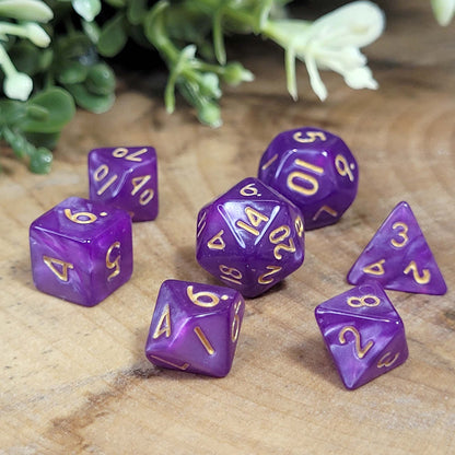 Violetta (Mini-Würfelset in Pixiegröße)