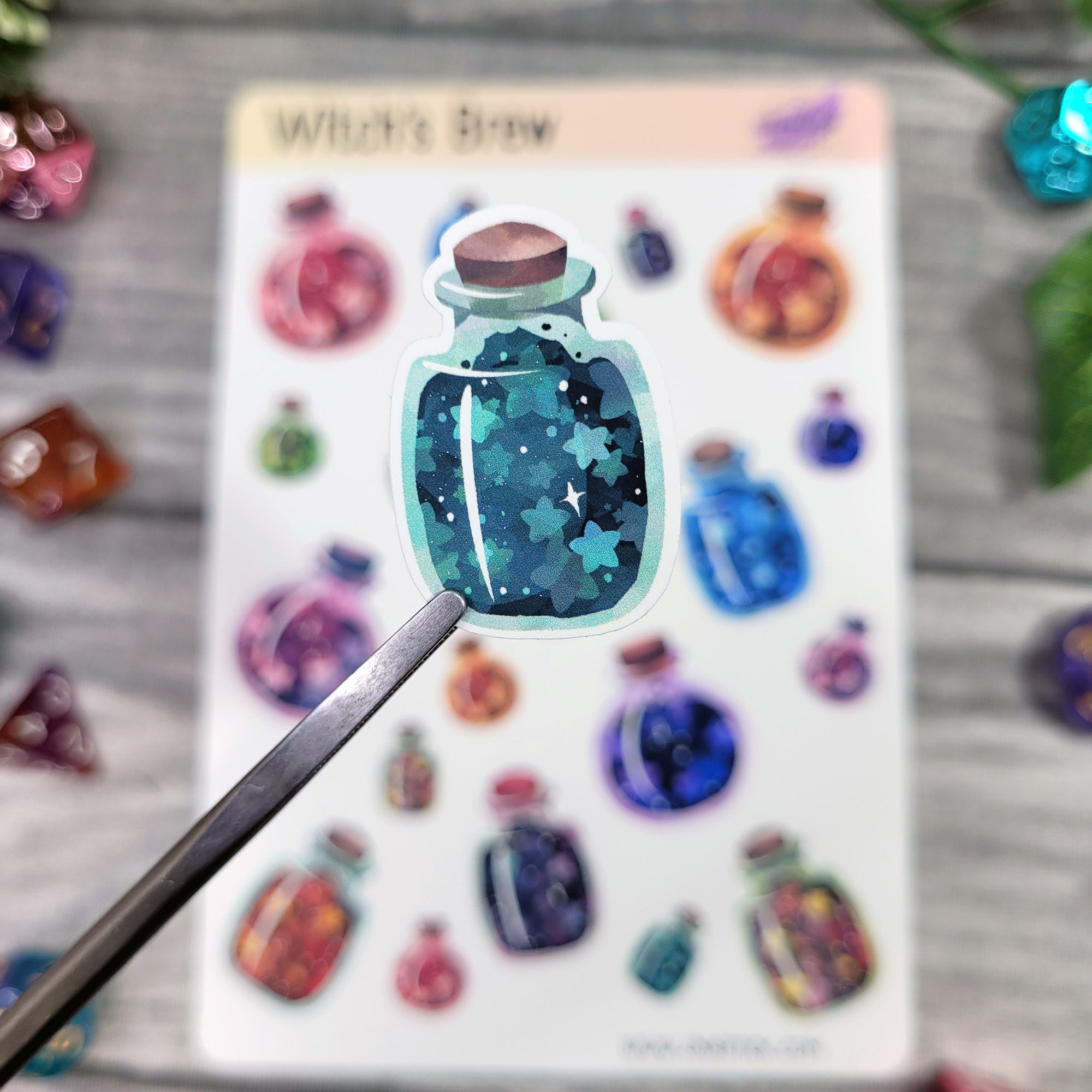 Stickerbogen:  Witchs Brew
