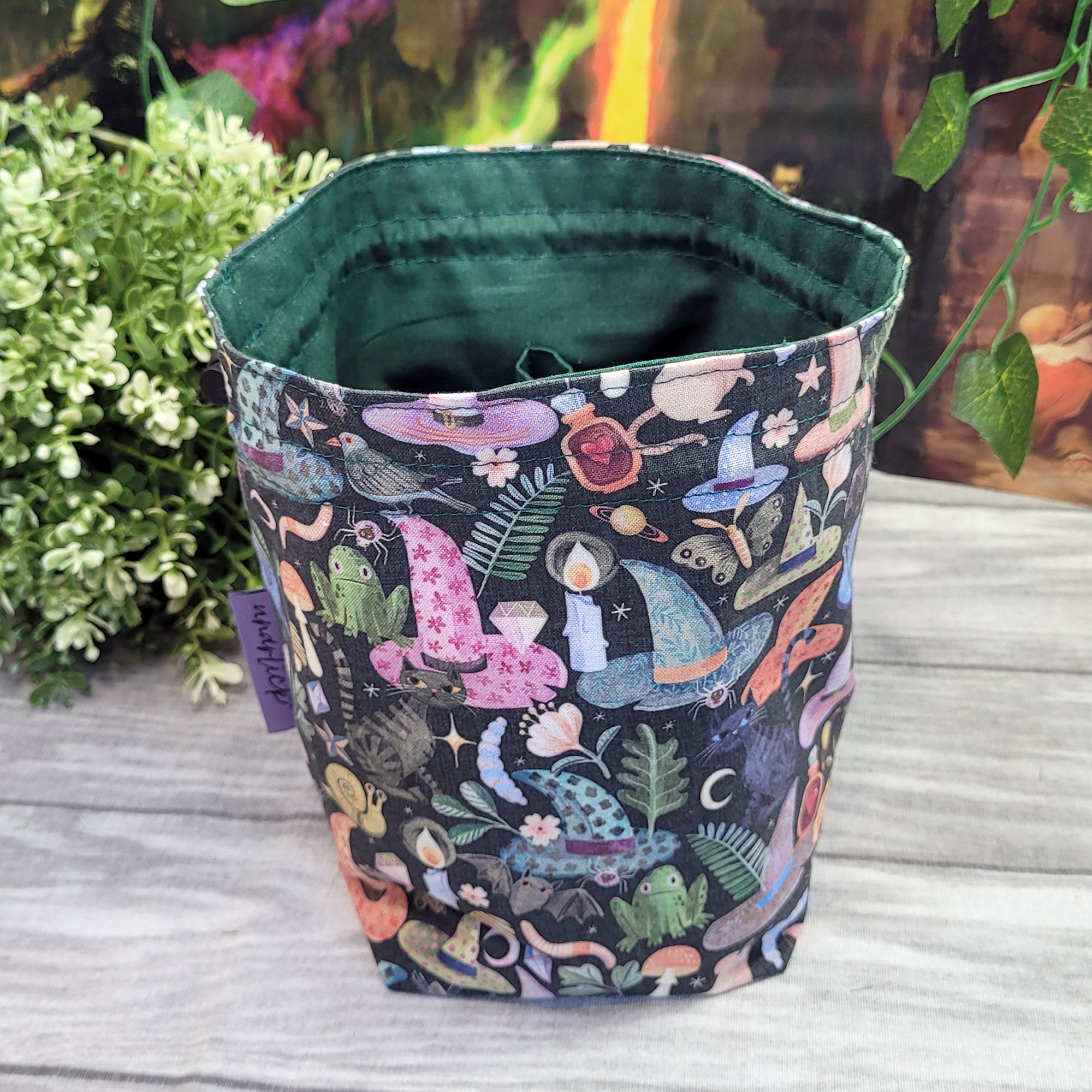 Witchy Hats Würfelbeutel XXL mit Unterteilungen