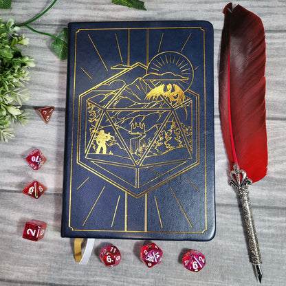 DnD 5e Player Journal blau