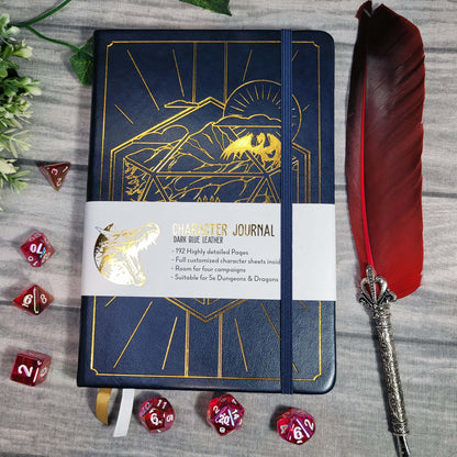 DnD 5e Player Journal blau