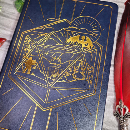 DnD 5e Player Journal blau