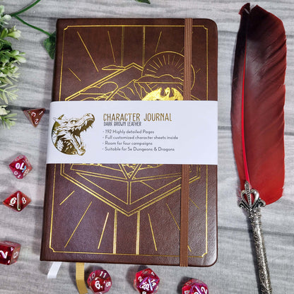 DnD 5e Player Journal braun