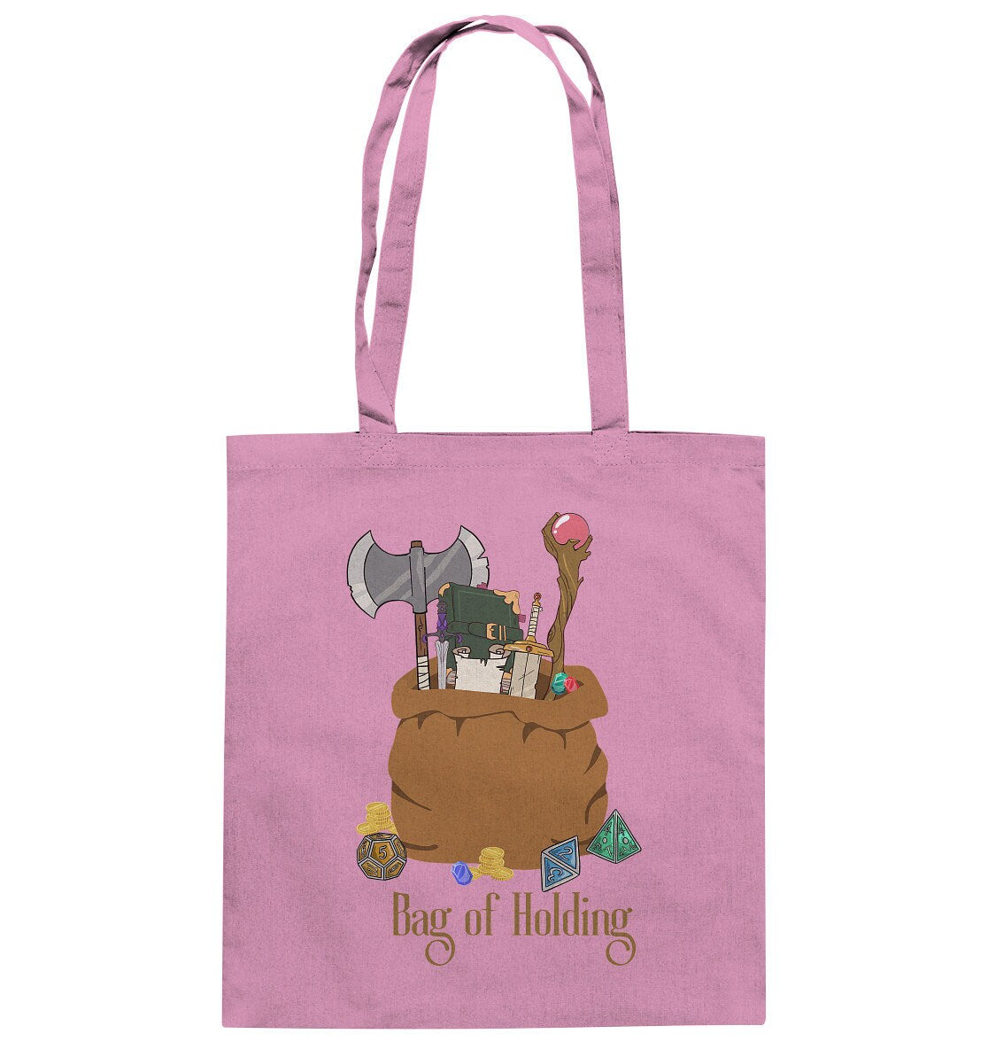 Bag of Holding Tote Bag, Dungeons and Dragons Bag - Cotton Bag