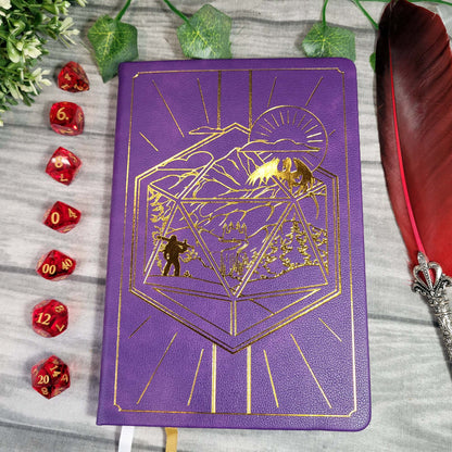 DnD 5e Player Journal lila - 2024 Edition