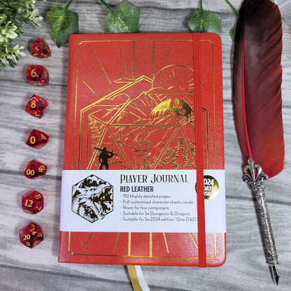 DnD 5e Player Journal rot - 2024 Edition