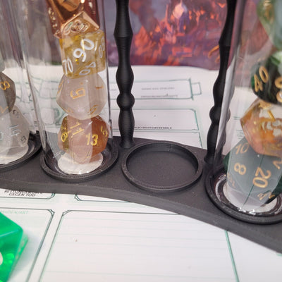 Display for unartick dice theme sets: Red
