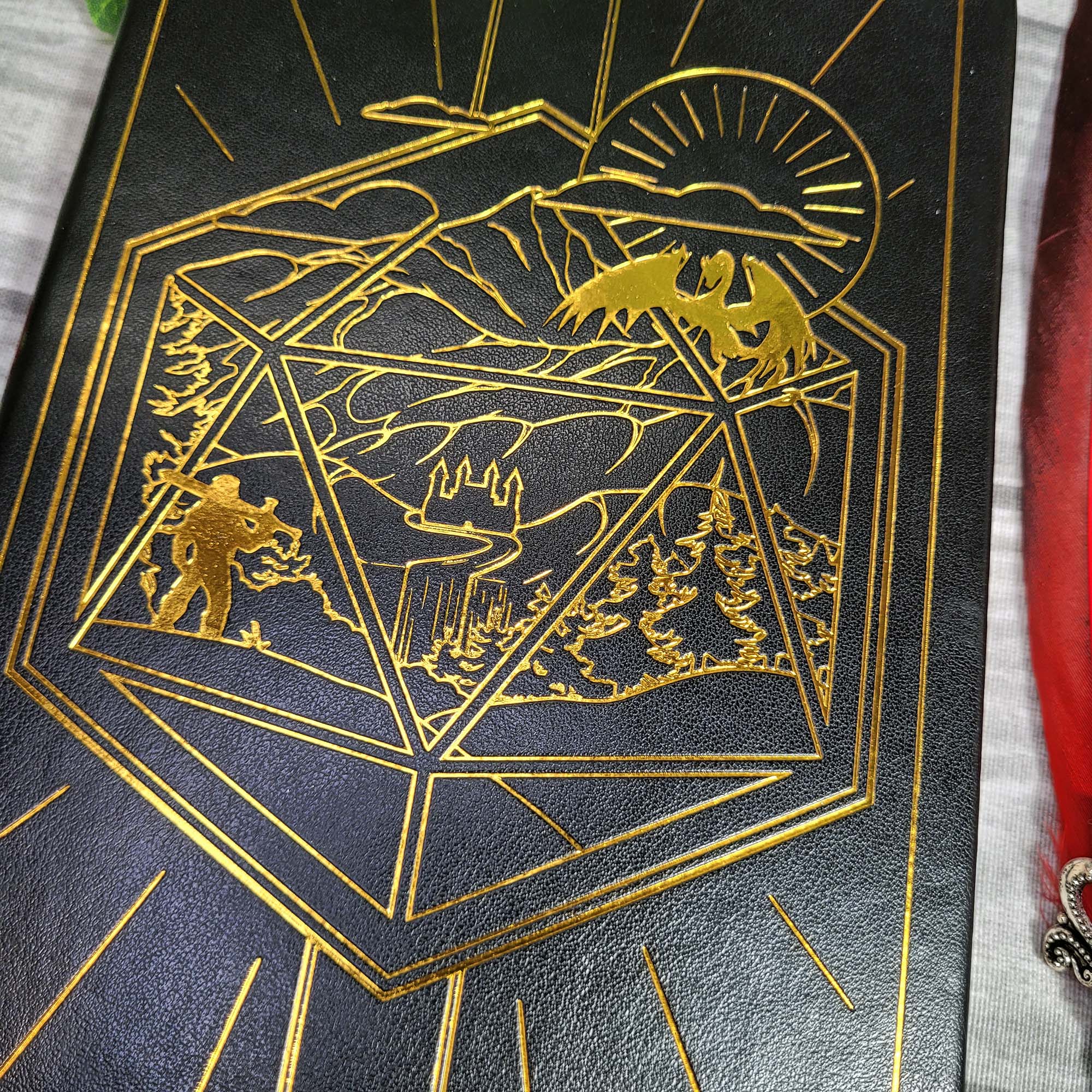 DnD 5e Player Journal schwarz