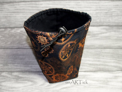 Steampunk Dice Bag L