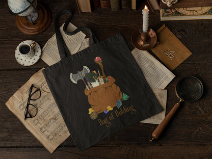 Bag of Holding Tote Bag, Dungeons and Dragons Bag - Cotton Bag