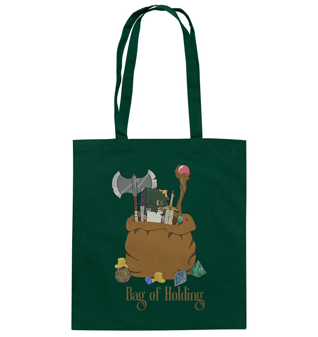 Bag of Holding Tote Bag, Dungeons and Dragons Bag - Cotton Bag